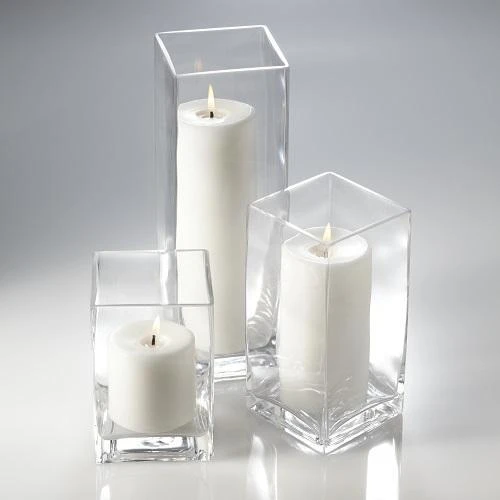 Richland Pillar Candles & Eastland Square Holders Set Of 18 1 Richland Pillar Candles & Eastland Square Holders Set Of 18