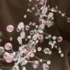 Pink & Clear Crystal Garland 42"