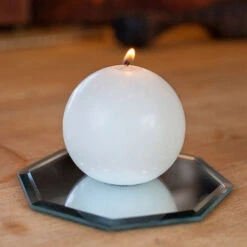Richland Sphere Candle 3" White Set Of 12 -Candle Glow Deals Store spherecandles e3685b41 63f5 4bf2 98c1 c7d730175717