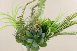 Artificial Succulent Garden Bouquet In Green Tones -Candle Glow Deals Store succulent garden bouquet 11 3