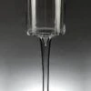 Cylinder Pedestal Vase Thick Glass 24 Inch