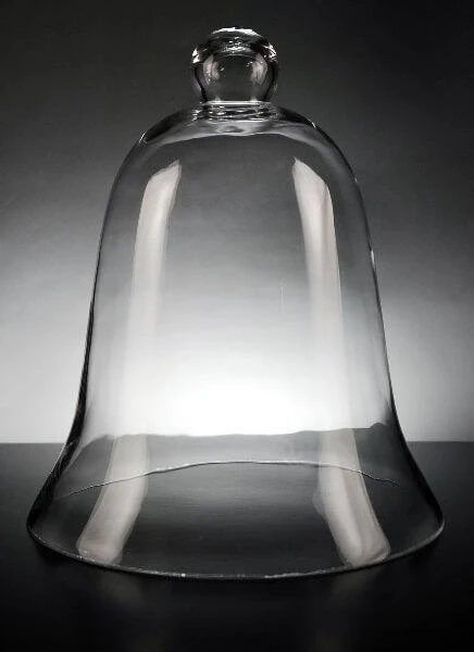 Thick Glass Bell Jar 11.5" 1 Thick Glass Bell Jar 11.5"