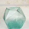 Geo Glass Bud Vase 6.5"